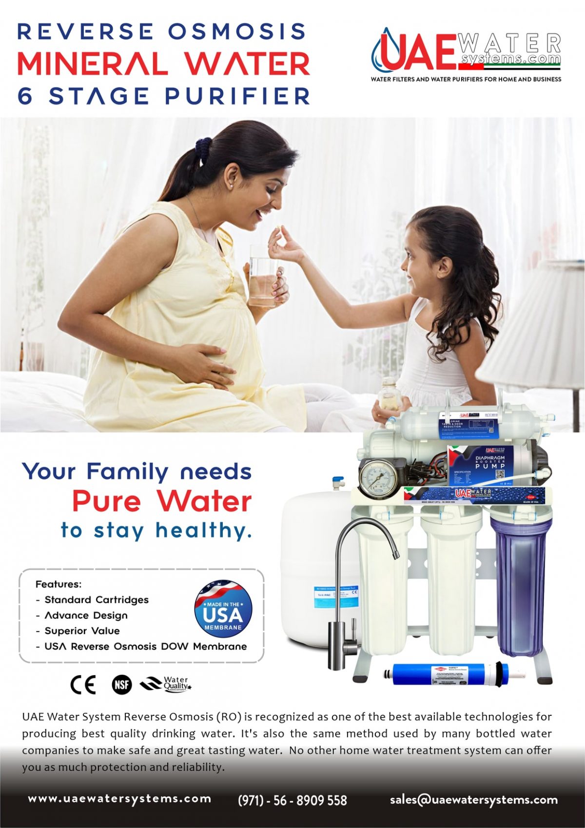UAE Water Stage RO Drinking water Purifier system Catalog